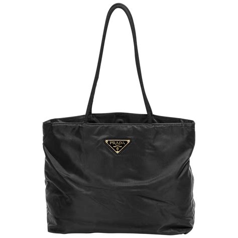 prada vintage black tessuto nylon &